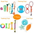HLAOLA Dog Chew Toys for Puppy 17Pcs Puppies Teething Chew Toys for
