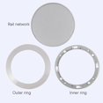 thumbnail image 2 of Ceiling Speaker Grille, 4-Inch Ceiling Embedded Audio Speaker Grille(Silver), 2 of 5