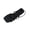 Black, variant on Black Ladies Comfortable One Strap Flats Square Toe Lightweight Summer Slippers Flock Fabric