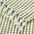thumbnail image 6 of Home Soft Things Chain Tweed Throw Blanket, Reversible Lightweight Super Soft Cozy Throw Blanket, 50x60 inches, Green Olive, 6 of 9
