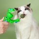 thumbnail image 5 of Varita de silicona con forma de dinosaurio para gatos y palito de madera para la limpieza dental, 5 of 7