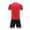 Red, variant on Boys Athletic Outfit Sets Size 10-12, Short Sleeve 2 Piece Breathable Sports Kids Summer Clothing Sets Green Size 10
