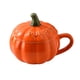 thumbnail image 2 of Tazas Taza de calabaza con tapa Cuchara Hermosa taza de desayuno Taza Halloween Nueva taza de cerámica Taza de cerámica, 2 of 9