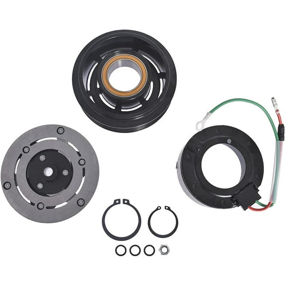 labwork AC Compressor Clutch Kit Pulley Coil Plate Replacement for Ram 1500 1996-2002