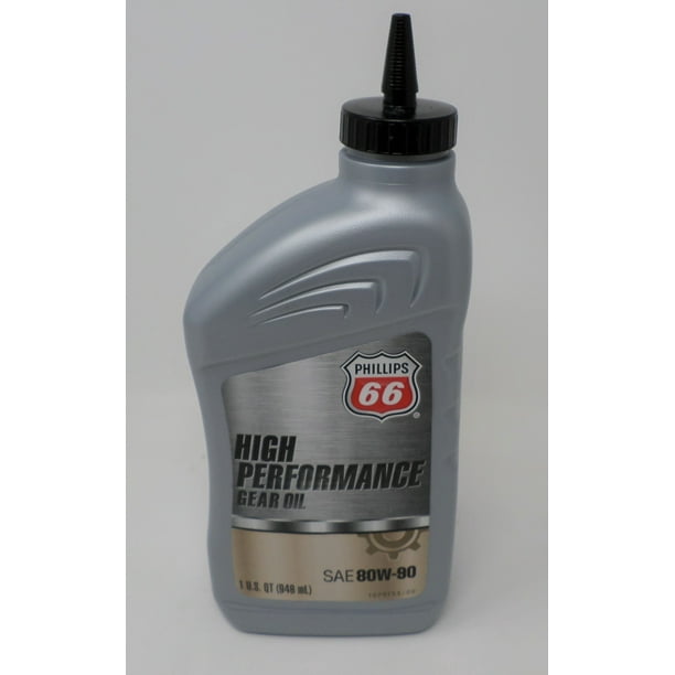 Phillips 66 80W90 HP Gear Oil Quart 1074103 (1)