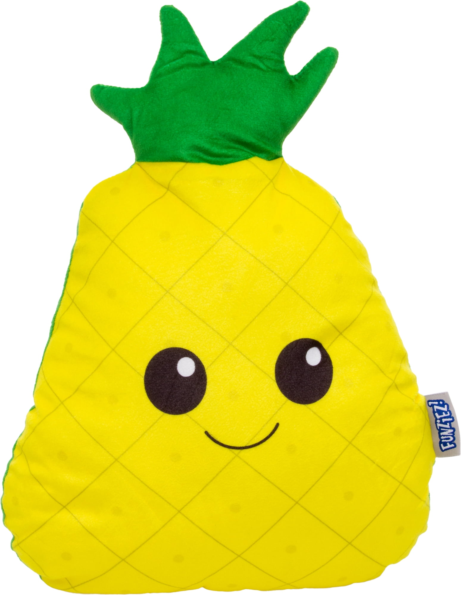 FUNZIEZ! Pineapple Plush Decorative Throw Pillow - Novelty Food Shaped Stuffed Pillow - Walmart