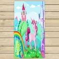 thumbnail image 1 of ABPHQTO Maravillosas toallas de unicornio Playa Baño Piscina Sprot Viaje Mano Spa Toalla 75x140 cm, 1 of 1