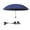 Navy-NY, variant on MMJ Sun Shade Umbrella Clamp On UPF50+ Foldable Adjustable Outdoor Rain Protection for Wheelchair Walker Camping Cart Golf Cart