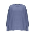 thumbnail image 4 of Fall Sweaters Sevevn Women's Oversized Batwing Sweaters 2025 Fall Outfits Trendy Crewneck Knit Fashion Pullover Tops, 4 of 7