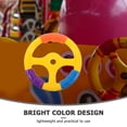 thumbnail image 2 of Miangastore Steering Wheel Racing Toy ABS Material 1 Piece 6.5X6.5X1.5In, 2 of 8