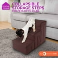 Precious Tails 3Step Storage Foldable Dog Cat Pet Steps