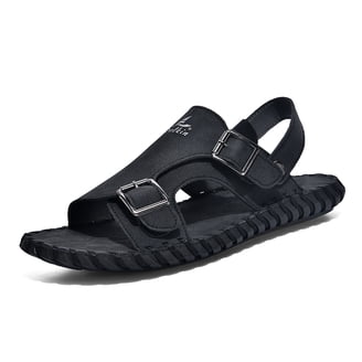 Birkenstock Arizona Narrow Fit Leather Sandal, 43, Black - Walmart.com