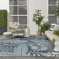 thumbnail image 2 of Nourison Garden Oasis Indoor/Outdoor Navy 9' x 12' Area Rug (9x12), 2 of 9