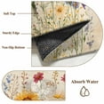 thumbnail image 6 of 2'x6' Rug Runners for Hallways Kitchen, Botanical Floral Non Slip Entryway Beside Floor Carpet Runner, Retro Purple Pink Yellow Wildflowers Washable Laundry Room Bedroom Throw Rugs Mat for Family Pet, 6 of 8