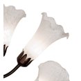 thumbnail image 4 of 24" Wide White Tiffany Pond Lily 7 Light Chandelier, 4 of 6