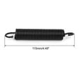 thumbnail image 2 of Uxcell Free Length Spring Steel Tension Spring Small Dual Hook Tension Spring Black 115mm 1 Pcs, 2 of 2