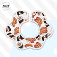 thumbnail image 3 of Bingfone Sushi Roll Soft Bibs For Baby Boy Girl 360 Rotate Petal Absorbent Bibs Washable For Drooling Teething, 3 of 9