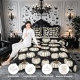 thumbnail image 4 of Erosebridal Autumn Pumpkin Full Size Comforter Sets 3-Piece,Happy Fall Bedding Comforter Set,Black,Reversible,1 Comforter and 2 Pillowcases, 4 of 6