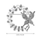 thumbnail image 2 of 1pc mariposa broche aleación broche perla Rhinestone broche accesorio de ropa, 2 of 5