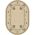 thumbnail image 1 of Dynamic Rugs ANOV71057091646 Ancient Garden 6 ft. 7 in. x 9 ft. 6 in. Oval 57091-6464 Rug - Ivory, 1 of 1