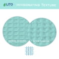 thumbnail image 2 of LITO Linen And Towel 100% Organic Cotton Waffle Weave Bath Towels| Ultra Absorbent Fast Drying Soft Lightweight Classic Towel| Premium Luxury Bath Sheet| Island Paradise| 28x55 inch| Pack of 2, 2 of 5