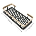 thumbnail image 2 of NUOLUX Repisa Organizadora De Pared Sin Clavos Para En Aluminio Negro Resistente, 2 of 6