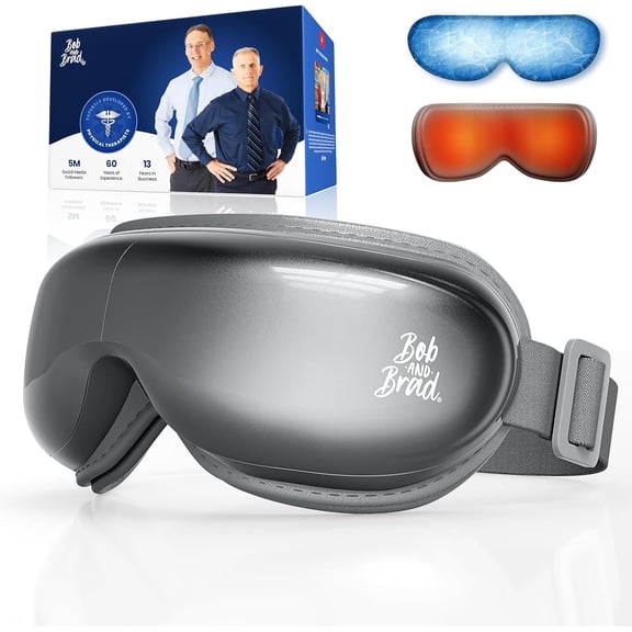 Bob and Brad Eye Massager with Heat and Cooling Heated Eye Mask for Dry Eye Headache Relief Sleep Improve Gifts
