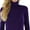 Purple, variant on Women's Relaxed fit Long Sleeve Soft and Stretchy Turtleneck Shirt
