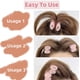 thumbnail image 3 of Rodillo para dar volumen al cabello ANGGREK 4 piezas lavable para niñas, 3 of 8