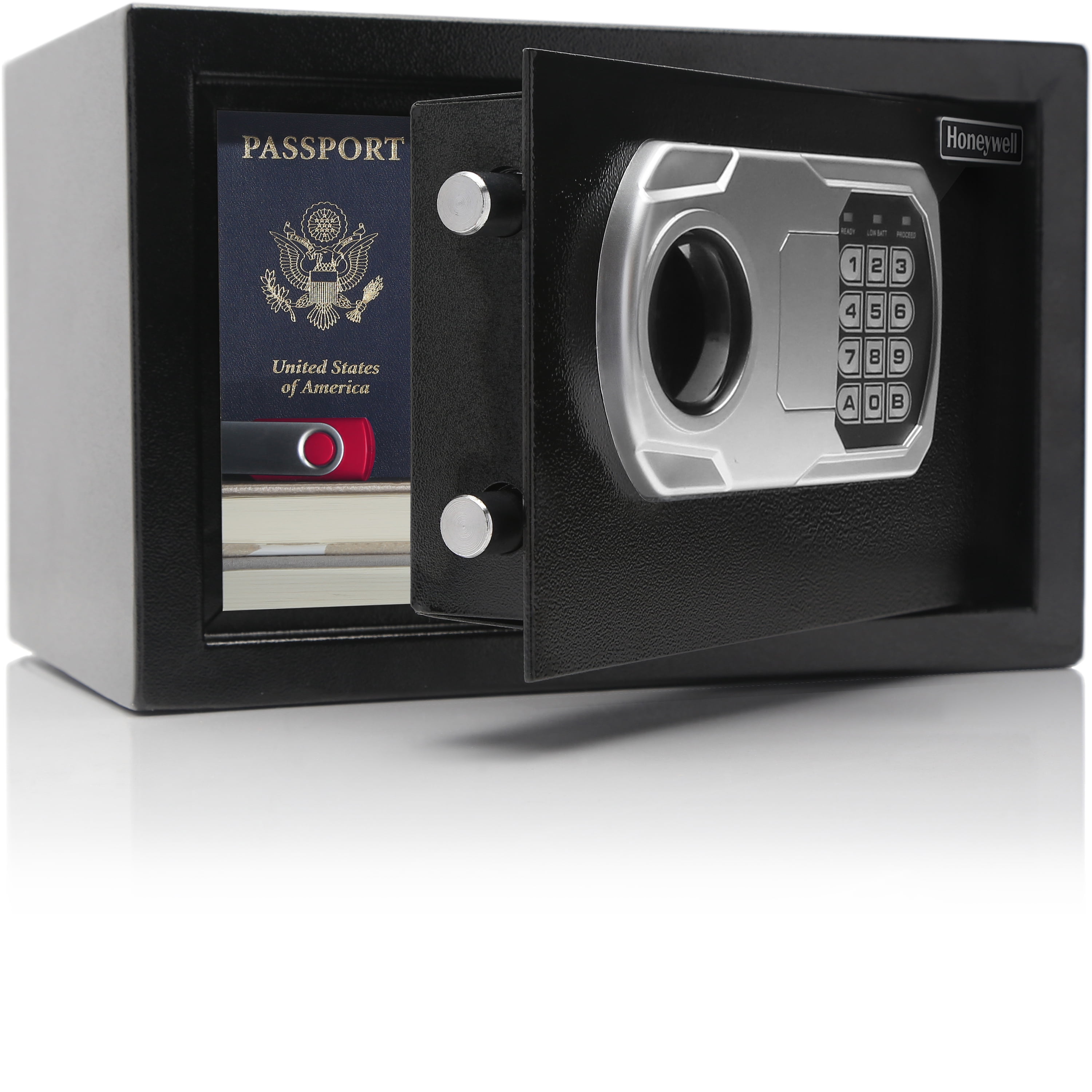 Honeywell Safes, 0.15 Cu ft, Steel Digital CA-DOJ Security Safe Approved Firearms Storage, 5330DJ