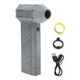 thumbnail image 2 of Electric Air Duster, Compressed Air Duster 150000RPM Jet Dry Blower Rechargeable Cordless Jet Dry Blower Air Blower Jet Fan for Car Dry, Keyboard Computer Cleaning, Air Bed, Hair, 2 of 7