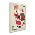 thumbnail image 3 of Stupell Industries Vintage Merry Christmas Santa Graphic Art Gallery Wrapped Canvas Print Wall Art, Design by Arrolynn Weiderhold, 3 of 7