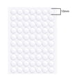 thumbnail image 2 of 500 piezas de cinta de doble cara (10 mm) transparente redonda de doble cara, adhesivo removible, cinta multiusos sin rastro para decoraciones de fiestas, bricolaje, decoración del hogar, 2 of 5