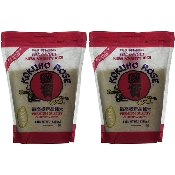 Kokuho Rose Premium Rice 5 Lbs - Pack of 2