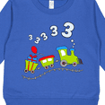 thumbnail image 3 of Inktastic Third Birthday Party Train Toddler Sweatshirt, 3 of 4
