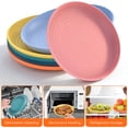 thumbnail image 2 of Evjurcn 6 Pack 8.74 Inches Deep Plastic Plates Unbreakable Dinner Plates Reusable Plastic Dinner Plates Microwave and Dishwasher Safe Dish for Party School Kitchen, 2 of 10