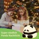thumbnail image 2 of Regalo de panda para niñas y niños, luz nocturna de panda para la habitación del bebé, linda lámpara de mesita de noche de silicona con control táctil de dibujos animados, recargable por USB, 2 of 4