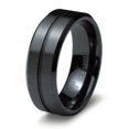 thumbnail image 1 of EWC R40024-120 Ceramic Ring High Polish-Satin Finish - Size 12, 1 of 1