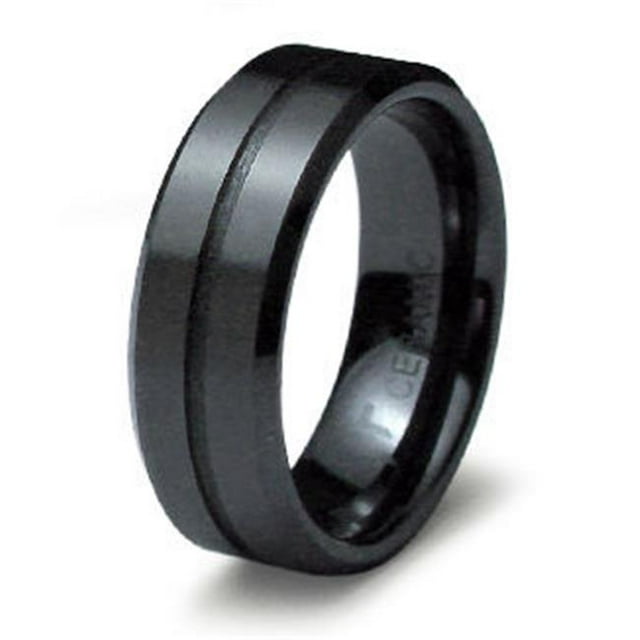 EWC R40024-120 Ceramic Ring High Polish-Satin Finish - Size 12