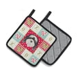 thumbnail image 2 of Carolines Treasures CK5241PTHD Tibetan Terrier Love Pair of Pot Holders, 7.5HX7.5W, multicolor, 2 of 4