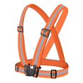 thumbnail image 1 of Chaleco reflectante, equipo, chalecos de advertencia unisex, banda de seguridad láser ajustable para correr de noche, andar en bicicleta, trotar y caminar, 1 of 5