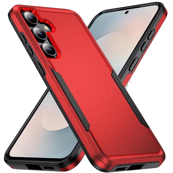 XPM for Samsung Galaxy S26 / S26 Plus Hybrid Rugged Hard Shockproof Drop-Proof with 2 Layer Protection, Military Grade Heavy-Duty Armor Design Phone Case Cover (Red)