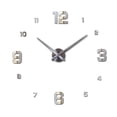 thumbnail image 1 of Wall Watch Mirror Clock Metal DIY wall watch Number Simple Number Sticker DIY 3D Morden Mute Living Room Decoration, 1 of 5