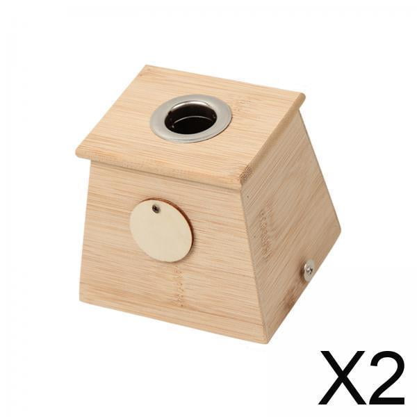 Caja de moxibustión,Caja de moxibustión Contenedor de moxa Estuche para quemador de moxa,Quemador de conos Ai Sticks de artemisa Caja portátil,Caja de moxibustión Caja de moxa Soporte para