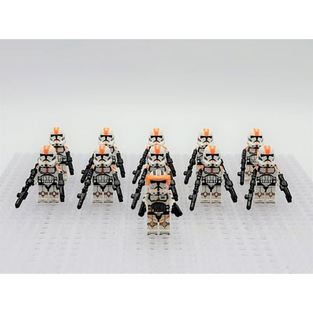 Star Wars 212th Attack Battalion Commander Cody Custom 11 Minifigures Set