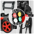 thumbnail image 5 of 2176 PSI 2.4 GPM IPX5 1800W Electric Pressure Washer Car Wash Machine with Adjustable Nozzle Spray Soap Bottle, For Yard Car Driveway Patio Deck Cleaning - Red, 5 of 7
