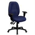 thumbnail image 1 of Scranton & Co High Back Multi-Functional Office Chair in Navy, 1 of 2