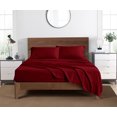 thumbnail image 3 of (2 pack) Mainstays Super Soft Brushed Microfiber Bed Sheet Set, King, Red Sedona, 4 Piece, 3 of 13