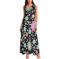 thumbnail image 3 of Boho Floral Dress Spring Bohemian Style Hippie Streetwear Bohemia Long Dresses Female Night Club Maxi Dress Birthday Present, 3 of 7