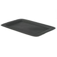 thumbnail image 1 of Rectangular Hammered Tray 17" X 12" Matt Black, 1 of 3